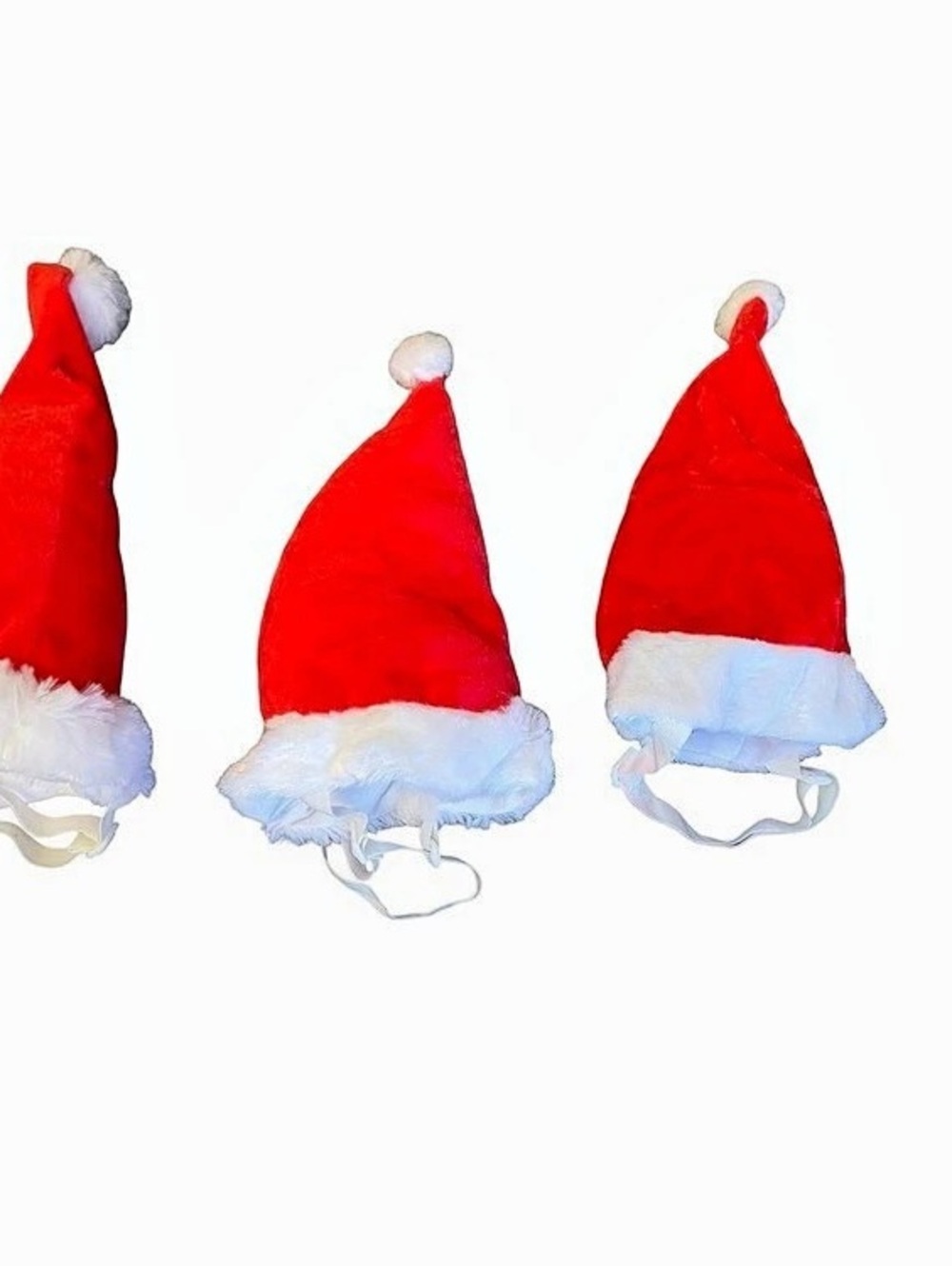 Santa Holiday Dog Hats and Scarves